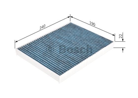 Kupefilter Bosch FILTER+ 0 986 628 507 BOSCH