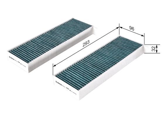 Kupefilter Bosch FILTER+ 0 986 628 510 BOSCH