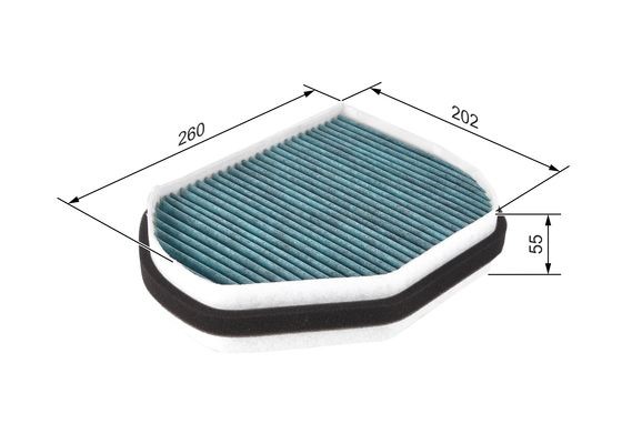 Kupefilter Bosch FILTER+ 0 986 628 511 BOSCH