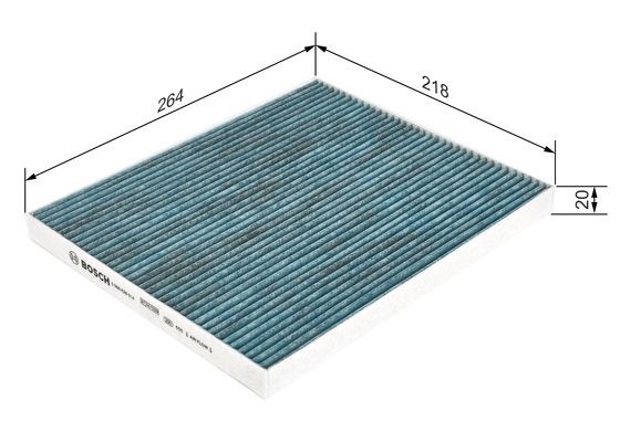 Kupefilter Bosch FILTER+ 0 986 628 514 BOSCH