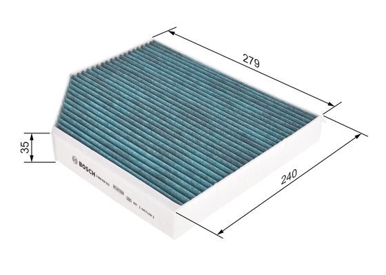 Kupefilter Bosch FILTER+ 0 986 628 522 BOSCH