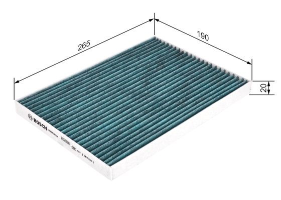 Kupefilter Bosch FILTER+ 0 986 628 524 BOSCH Kupefilter Bosch FILTER+ 0 986 628 524 BOSCH