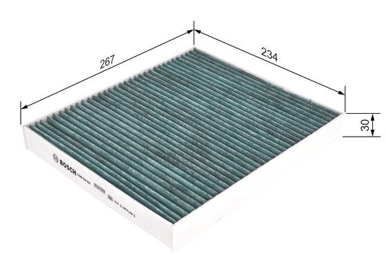 Kupefilter Bosch FILTER+ 0 986 628 525 BOSCH