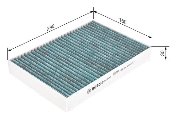 Kupefilter Bosch FILTER+ 0 986 628 526 BOSCH