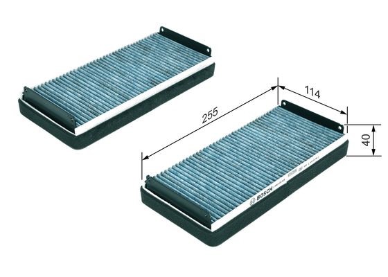 Kupefilter Bosch FILTER+ 0 986 628 528 BOSCH
