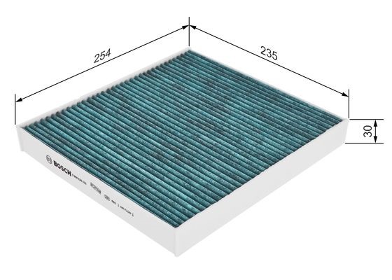 Kupefilter Bosch FILTER+ 0 986 628 530 BOSCH