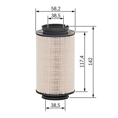 Bränslefilter Bosch 1 457 070 007 BOSCH
