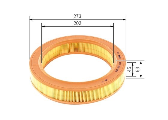 Luftfilter Bosch 1 457 429 053 BOSCH Luftfilter Bosch 1 457 429 053 BOSCH