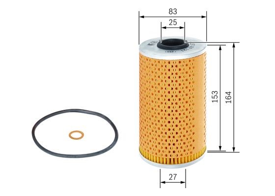 Oljefilter, Nedre Bosch 1 457 429 121 BOSCH Oljefilter, Nedre Bosch 1 457 429 121 BOSCH