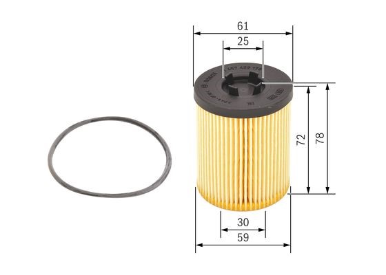 Oljefilter Bosch 1 457 429 178 BOSCH