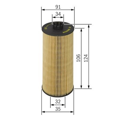 Oljefilter Bosch 1 457 429 302 BOSCH