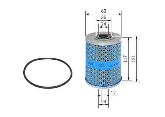 Oljefilter Bosch 1 457 429 610 BOSCH