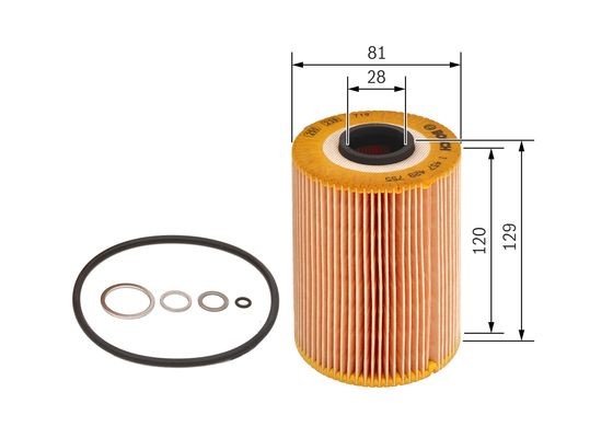 Oljefilter Bosch 1 457 429 755 BOSCH