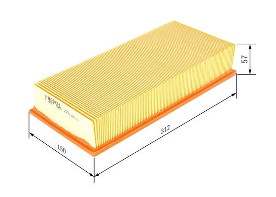 Luftfilter Bosch 1 457 429 778 BOSCH Luftfilter Bosch 1 457 429 778 BOSCH