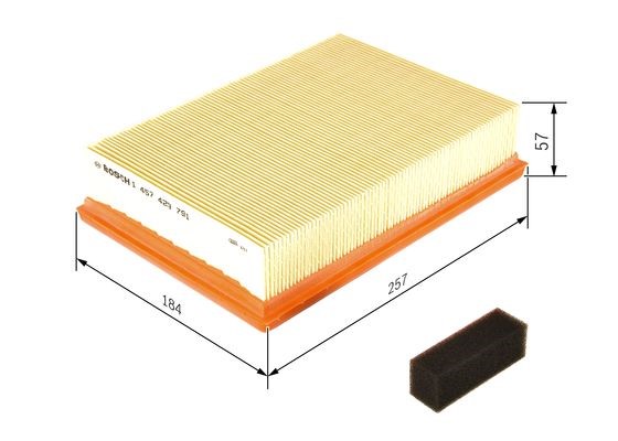 Luftfilter Bosch 1 457 429 791 BOSCH