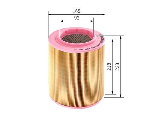 Luftfilter Bosch 1 457 429 795 BOSCH Luftfilter Bosch 1 457 429 795 BOSCH