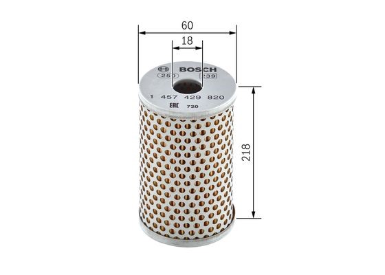 Hydraulikfilter, styrsystem Bosch 1 457 429 820 BOSCH