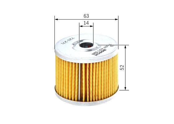 Bränslefilter Bosch 1 457 431 028 BOSCH