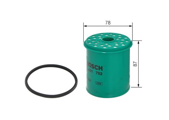 Bränslefilter Bosch 1 457 431 702 BOSCH