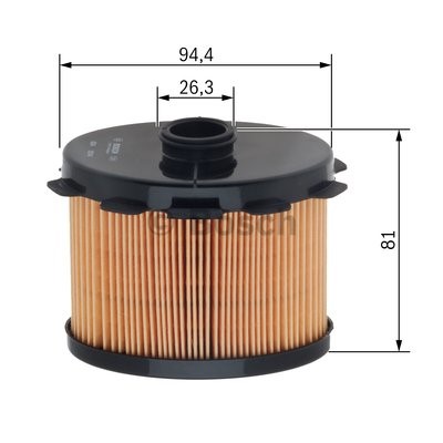 Bränslefilter Bosch 1 457 431 703 BOSCH
