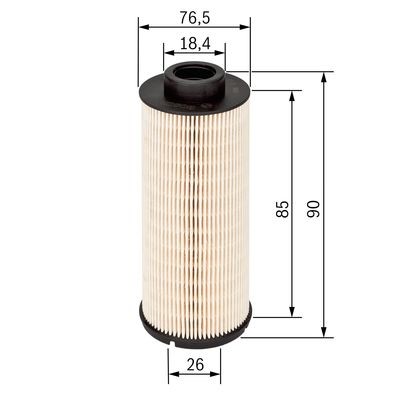 Bränslefilter Bosch 1 457 431 704 BOSCH