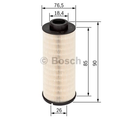 Bränslefilter Bosch 1 457 431 704 BOSCH