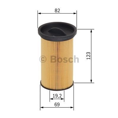 Bränslefilter Bosch 1 457 431 708 BOSCH