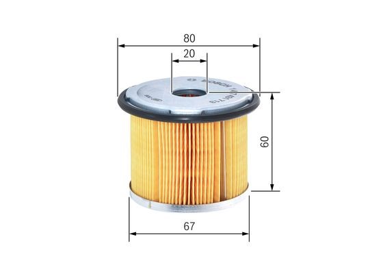 Bränslefilter Bosch 1 457 431 713 BOSCH
