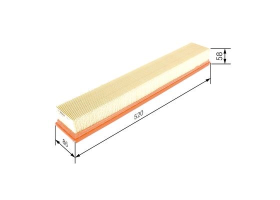 Luftfilter Bosch 1 457 433 043 BOSCH Luftfilter Bosch 1 457 433 043 BOSCH