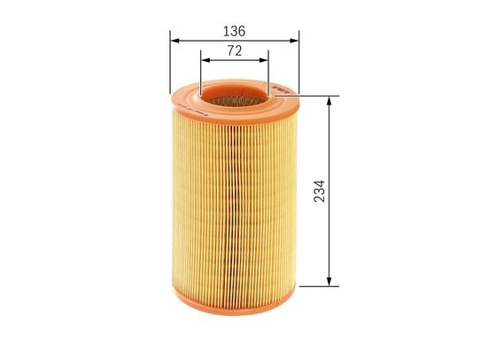 Luftfilter Bosch 1 457 433 154 BOSCH Luftfilter Bosch 1 457 433 154 BOSCH