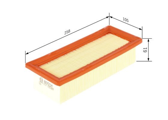 Luftfilter Bosch 1 457 433 256 BOSCH Luftfilter Bosch 1 457 433 256 BOSCH