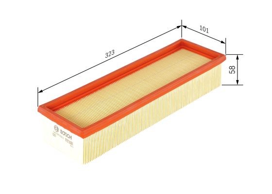 Luftfilter Bosch 1 457 433 260 BOSCH Luftfilter Bosch 1 457 433 260 BOSCH
