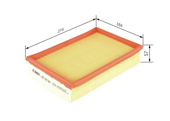 Luftfilter Bosch 1 457 433 264 BOSCH
