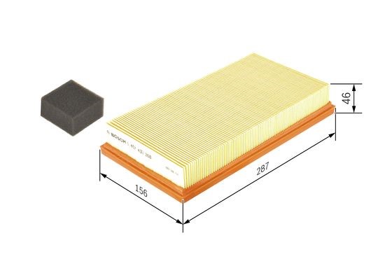 Luftfilter Bosch 1 457 433 268 BOSCH Luftfilter Bosch 1 457 433 268 BOSCH