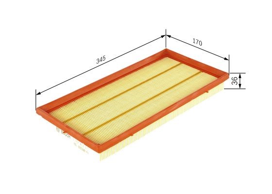 Luftfilter Bosch 1 457 433 272 BOSCH Luftfilter Bosch 1 457 433 272 BOSCH