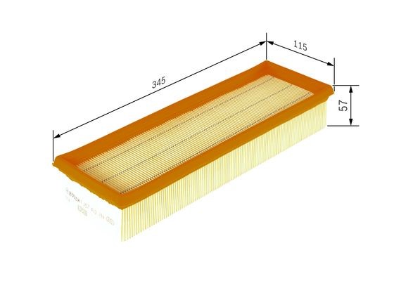 Luftfilter Bosch 1 457 433 299 BOSCH Luftfilter Bosch 1 457 433 299 BOSCH