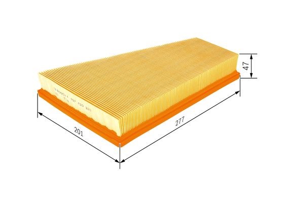 Luftfilter Bosch 1 457 433 320 BOSCH Luftfilter Bosch 1 457 433 320 BOSCH