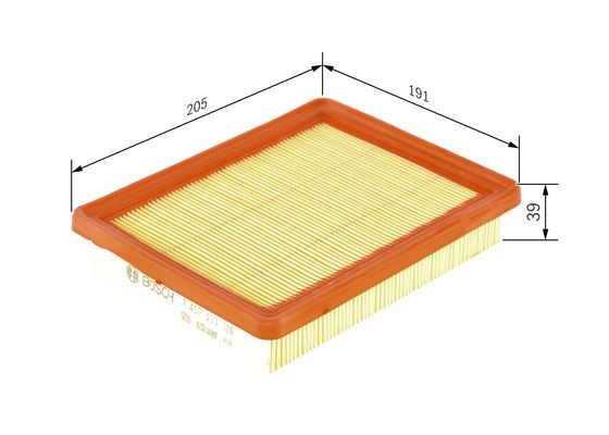 Luftfilter Bosch 1 457 433 326 BOSCH Luftfilter Bosch 1 457 433 326 BOSCH
