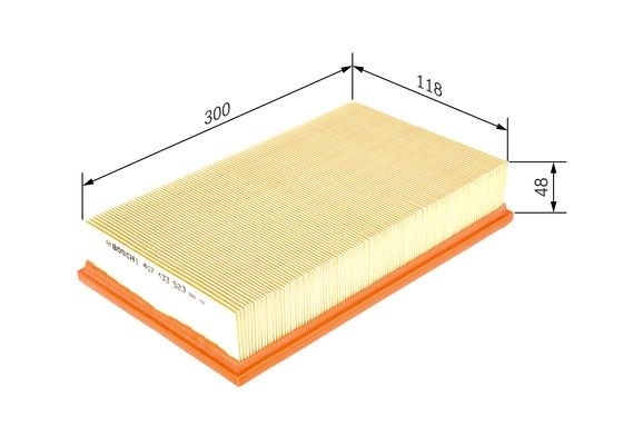 Luftfilter Bosch 1 457 433 523 BOSCH Luftfilter Bosch 1 457 433 523 BOSCH