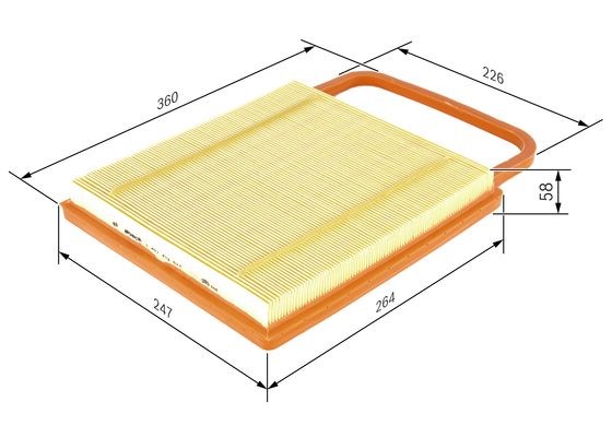 Luftfilter Bosch 1 457 433 574 BOSCH