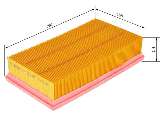 Luftfilter Bosch 1 457 433 577 BOSCH Luftfilter Bosch 1 457 433 577 BOSCH