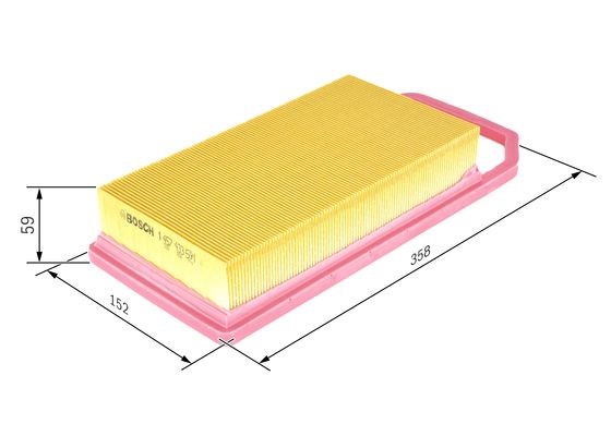 Luftfilter Bosch 1 457 433 591 BOSCH