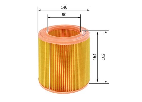 Luftfilter Bosch 1 457 433 652 BOSCH