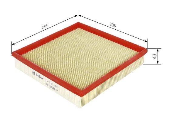 Luftfilter Bosch 1 457 433 697 BOSCH