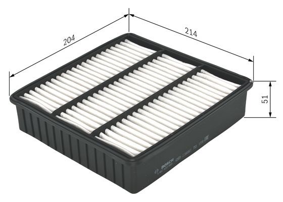 Luftfilter Bosch 1 457 433 969 BOSCH Luftfilter Bosch 1 457 433 969 BOSCH