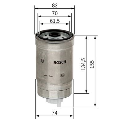 Bränslefilter Bosch 1 457 434 105 BOSCH Bränslefilter Bosch 1 457 434 105 BOSCH