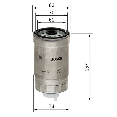Bränslefilter Bosch 1 457 434 194 BOSCH