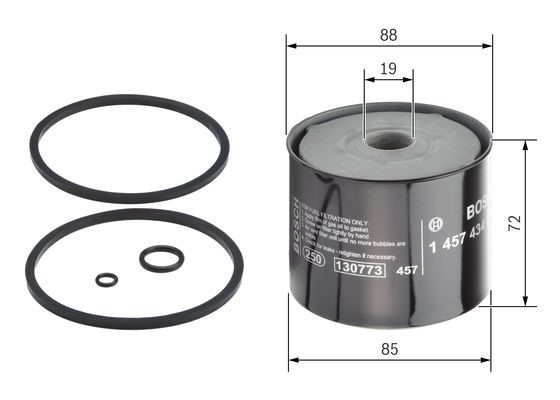 Bränslefilter Bosch 1 457 434 201 BOSCH