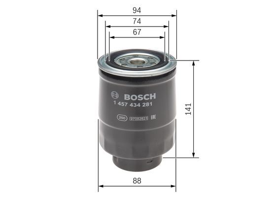 Bränslefilter Bosch 1 457 434 281 BOSCH