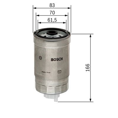 Bränslefilter Bosch 1 457 434 310 BOSCH